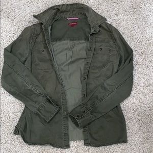 Green jean-like jacket!